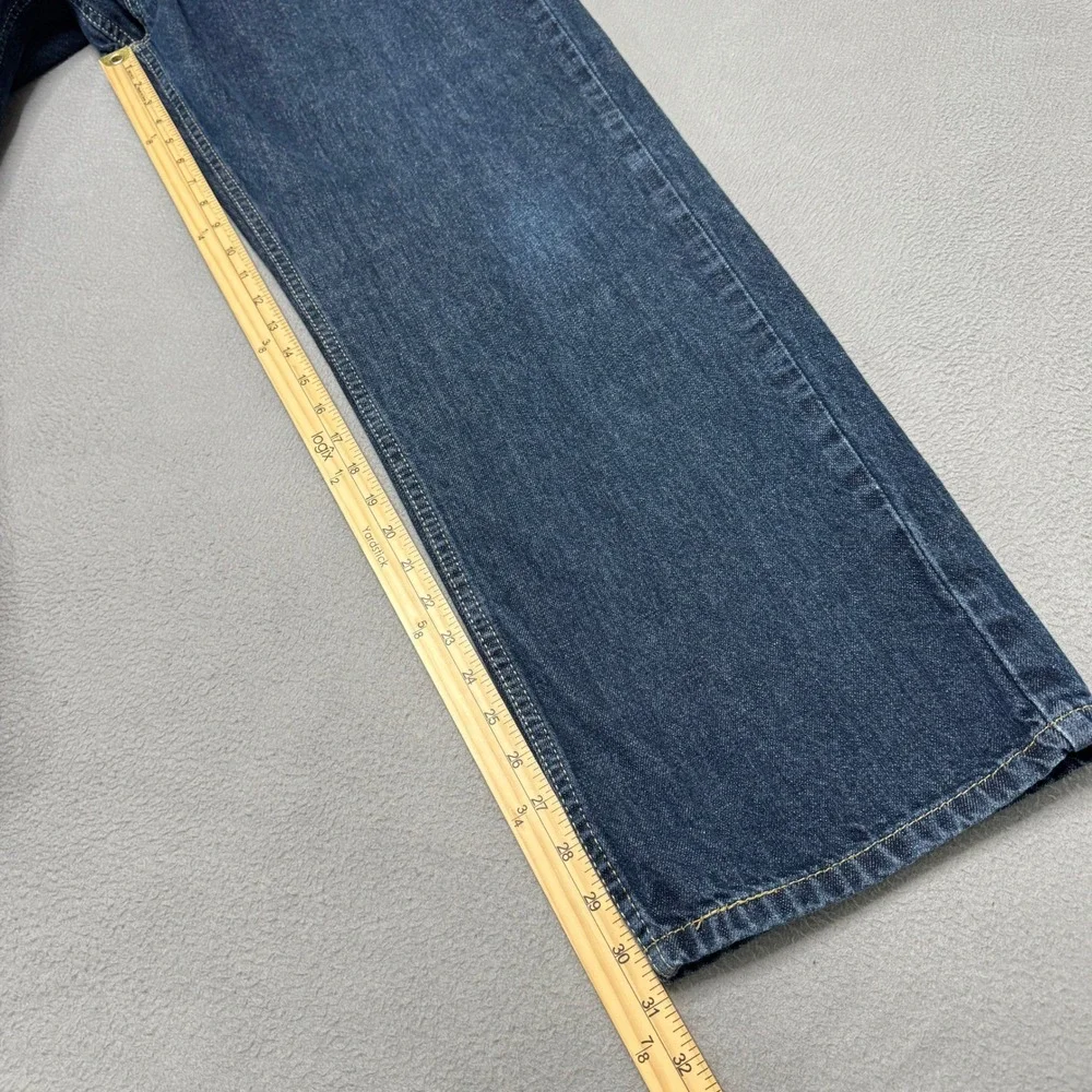 Levi 559 Jeans Mens 40x32 Blue Relaxed Straight Leg Cotton Denim Dark Wash Pants